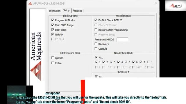 With AFUWIN you can easily upgrade your BIOS to American Megatrends BIOS. смотреть онлайн