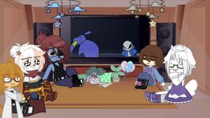 ❦✦➥ ❝ Undertale react to SANS VS JEVIL ❞