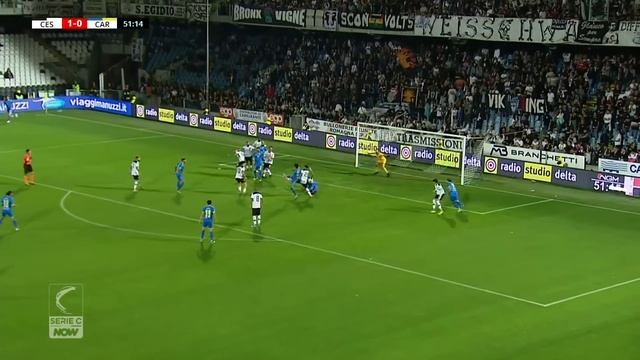 Cesena - Carrarese 2-1 | Gli Highlights смотреть онлайн
