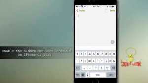 How To Enable The Hidden Emoticons keyboard On your iPhone and iPad