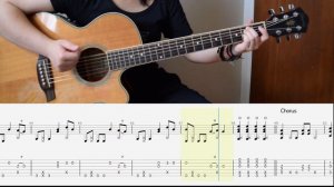 Come As You Are - Nirvana (Tab Walkthrough / Fingerstyle Guitar Tutorial)