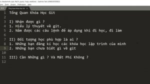 Giới Thiệu Tổng Quan Khóa Học Git | Git Course Overview  From Zero To Hero