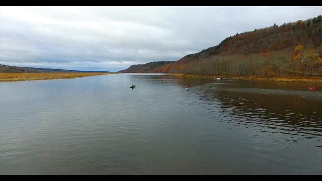 Drone footage - Kayak fishing for sturgeon - rough cut take 2 смотреть онлайн
