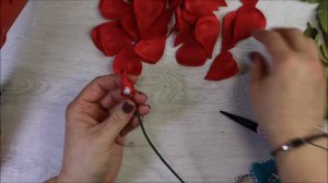 Rosa Sant Jordi foamiran