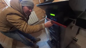 Настройка меню Пеллетного котла