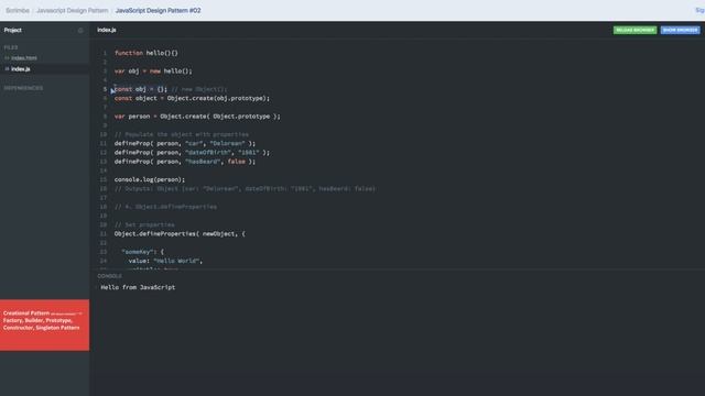 JavaScript Design Pattern #02