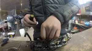 Чистка карбюратора снегохода Yamaha RS Viking Professional 2015 Некоторые нюансы