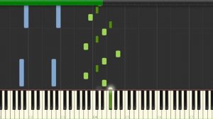 Heart Of Steel - Manowar - Very easy and simple piano tutorial synthesia planetcover