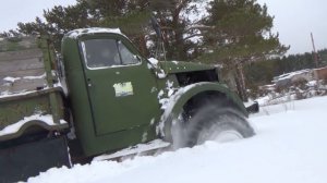 Поездка за дровами на ГАЗ-63 .