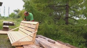 Овраг на дачном участке. Ландшафтный дизайн.