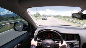 2008 Audi Q7 V8 4.2 FSI POV drive - Conducción