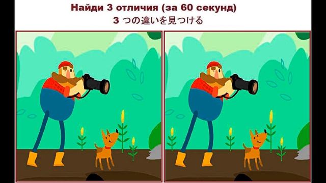 Найди 3 отличия №113 (за 60 секунд) смотреть онлайн