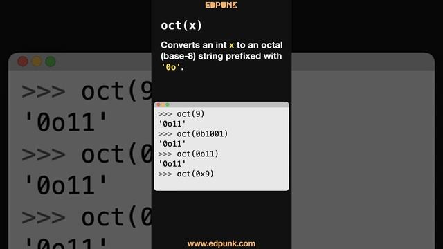 [Day 84] Built-in Base & Unicode Functions in Python | Learn Python | Dark Mode #100daysofpython
