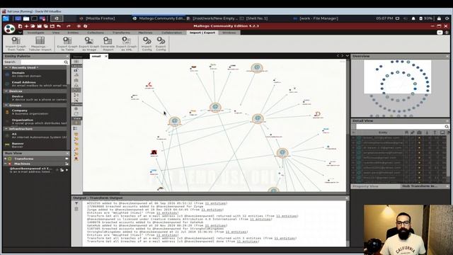 OSINT Tutorial to find passwords of Hacked Email Accounts using Maltego смотреть онлайн