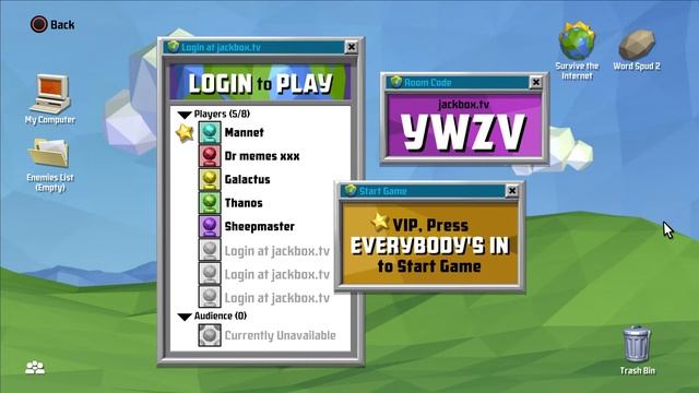 Quiz night with jackbox tv. Join in the fun. Survive the Internet смотреть онлайн