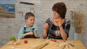 Птичка из соломы: мастер-класс