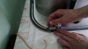 Врезка мойки в столешницу.