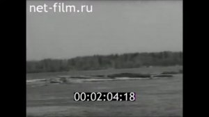 1987г. Река Кама. Весна на реке