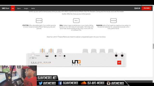 IK Multimedia UNO Drum Synth My Thoughts смотреть онлайн