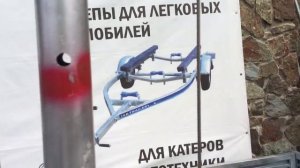 Обзор: кронштейн и блочки для установки ручной барабанной лебедки на прицеп