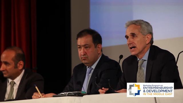 Panel 1: Entrepreneurship and Innovation (Abdullah Celik, Jeffrey Gedmin, Ahmad Abdulkader)