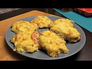 Рецепт Котлеты из КУРИНОГО Фарша запеченные под СЫРНОЙ шапкой | В Духовке А-ля МЯСО по французски