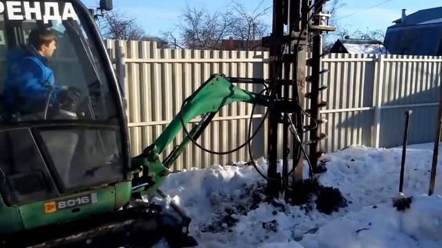 Бурение зимой