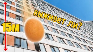 Как спасти ЯЙЦО от ПАДЕНИЯ С ПЯТОГО ЭТАЖА | Эксперименты 5