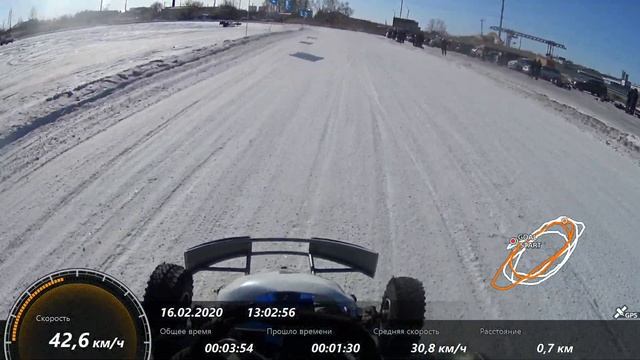 Зимний картинг, класс E-250 смотреть онлайн