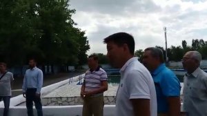 Летний бассейн Кара Балта открытие 2018