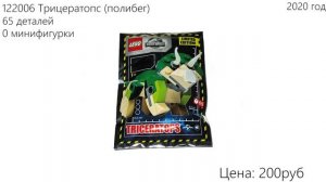 Всё Лего Мир Юрского Периода 2015-2022 / ALL LEGO JURASSIC WORLD