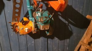 Бензопила Урал-2  1975г небольшой обзор СССР