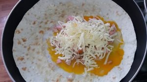 Быстрый Завтрак. Минутная ВКУСНОТА на завтрак из лаваша