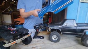 Unboxing the new Traxxas trx4 Chevrolet K5 blazer high trail addition!!