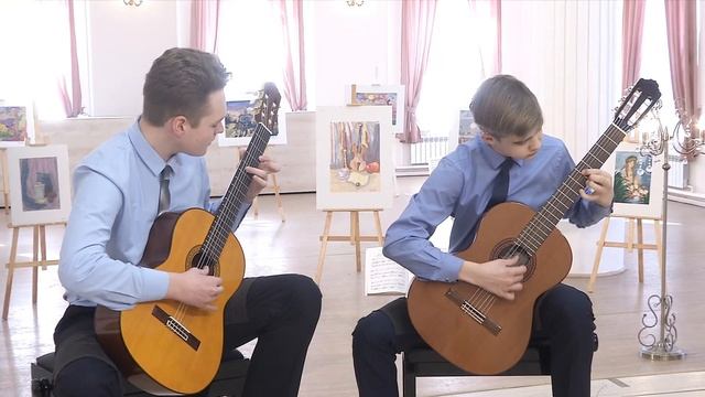 Матвей Черменин и Яков Борковец -А.Чазаррета "Аргентинский вальс" смотреть онлайн