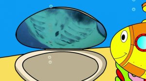Развивающий мультфильм про подводную лодку.  Знакомимся с обитателями моря (Часть 1)