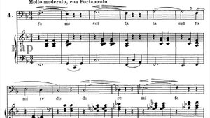 Вокализ Абт №4 Часть 3. Для среднего и низкого голоса.