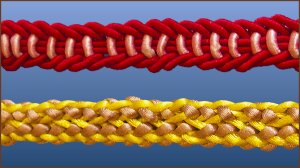 Плетение шнуров. Ручки для сумок. Плетение ручки пошагово. Часть 3.