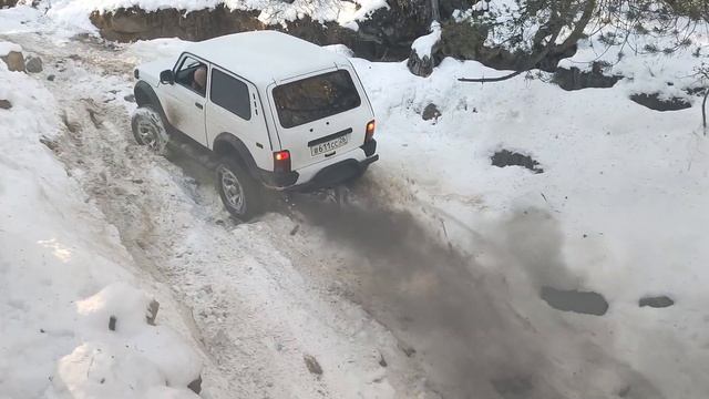 Поездка на озеро Хурла - Кель зимой/Trip to Lake Khurla - Kehl in winter. смотреть онлайн