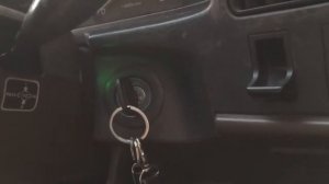 Toyota Carina AT170 работа подсветки замка зажигания