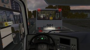 Еду 1 маршрут по карте ГЛАЗОВА на ПАЗ Вектор Некст обратный рейс