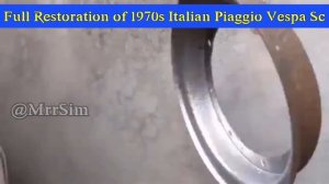 Full Restoration of 1970s Italian Piaggio Vespa Sc.mp4