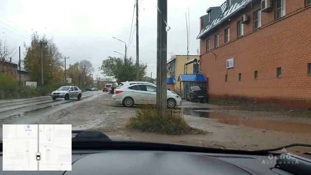 Город Вологда, Заречье. Учебный маршрут № 1 смотреть онлайн