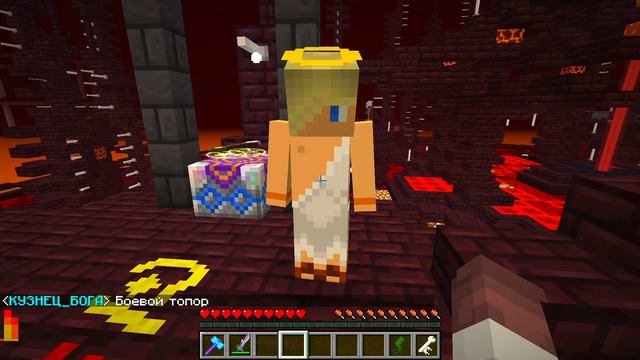 КУЗНЕЦ ДЬЯВОЛА В МАЙНКРАФТ #15 СОЗДАЛ ТОПОР ДЛЯ КУЗНЕЦА БОГА? АНГЕЛ ВЫЗВАЛ ДЕМОНА НА БОЙ МЕЧА БОГА! смотреть онлайн