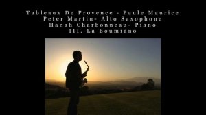 Tableaux De Provence  Paule Maurice 1955 III  La Boumiano Peter Martin  Saxophone