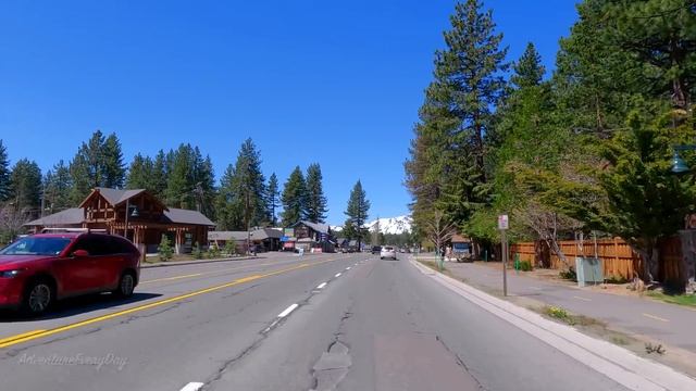 Sierra Nevada Mountain Scenic Drive to Lake Tahoe 4K | Emerald Bay смотреть онлайн