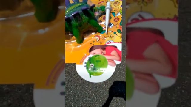 Забавная игрушка шарик-динозавр 🐊😁