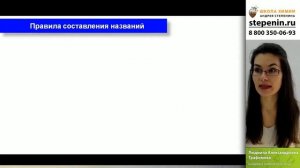 0.04. Номенклатура׃ Правила составления названий органических веществ