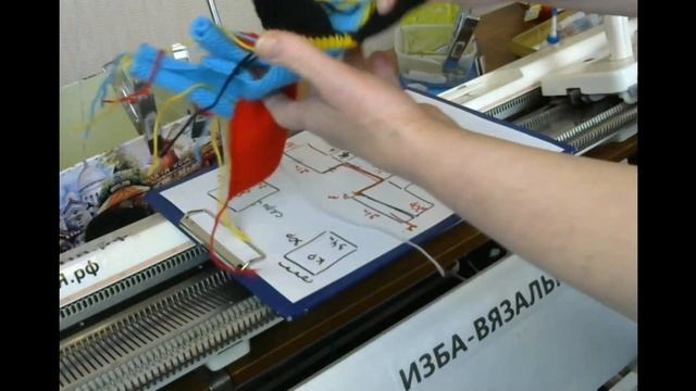 Вязание детей вязальной машине✅Вязаная игрушка"Мышиный король"✅Машинное вязание детям✅Мастеркласс