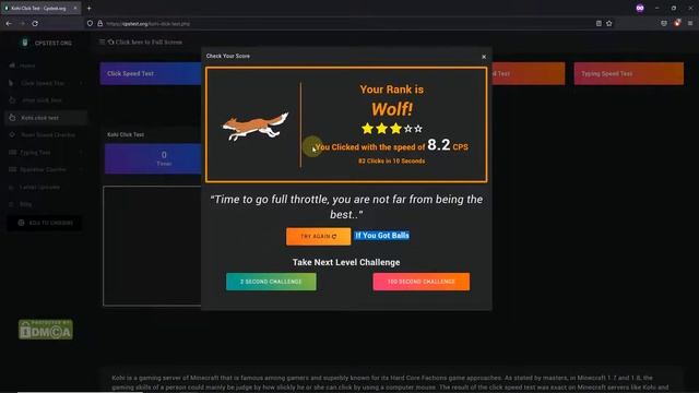 Kohi Click Test | How To Kohi Click? Kohi Click Speed Test By CPStest.org смотреть онлайн